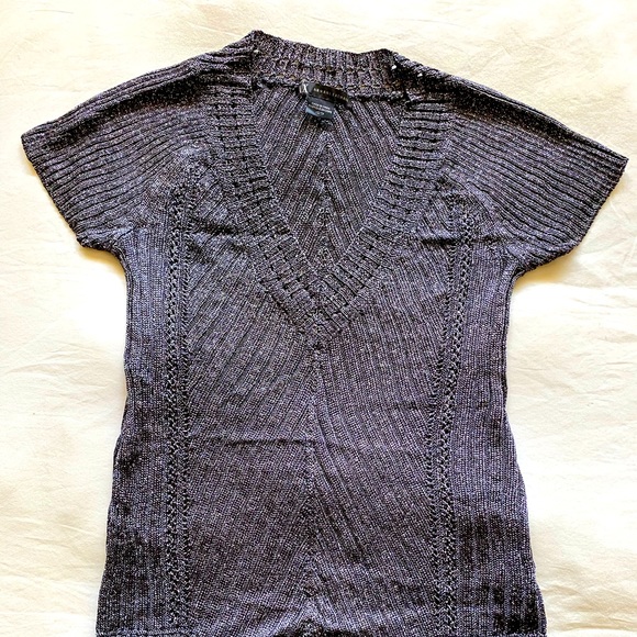 Silver grey knit top - Picture 2 of 4